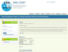 Tablet Screenshot of omgcissp.com
